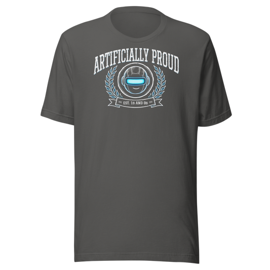 Artificially Proud tee - Asphalt - front
