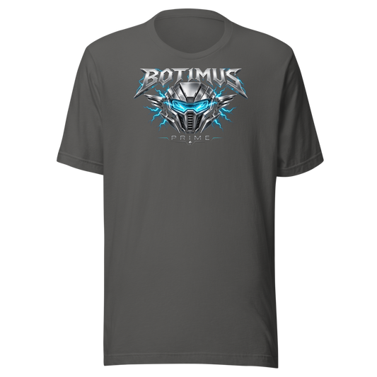 Chrome Metal tee - Asphalt - front