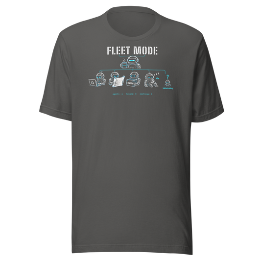 Fleet Mode tee - Asphalt - front