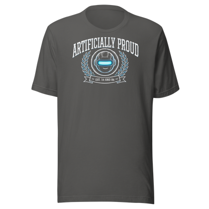 Artificially Proud tee - Asphalt - front