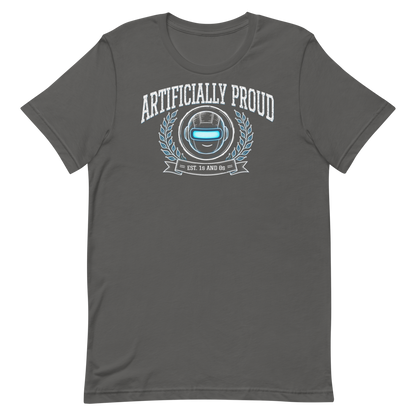 Artificially Proud tee - Asphalt - flat lay