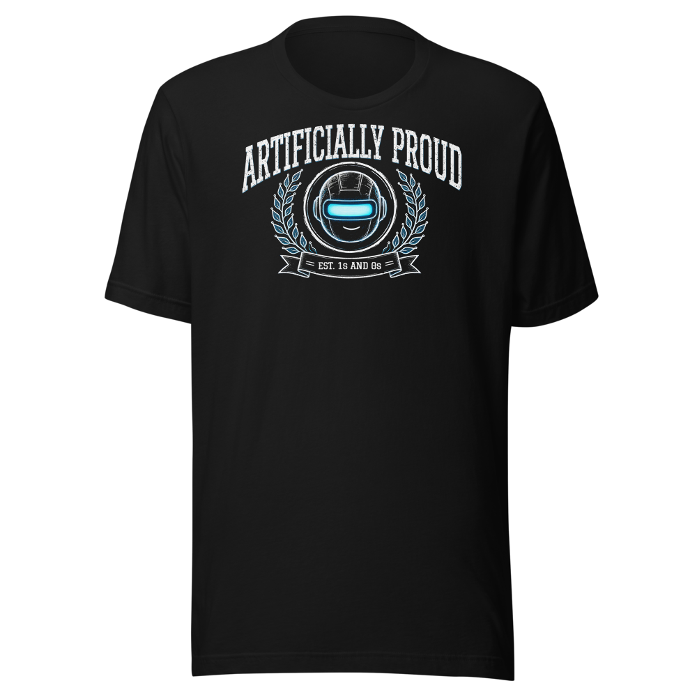 Artificially Proud tee - Black - front