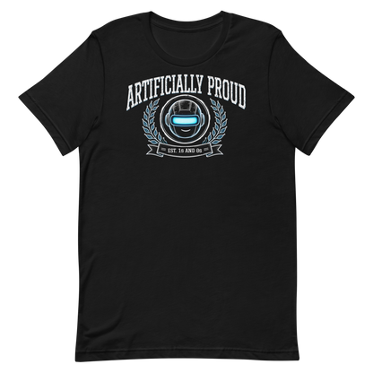 Artificially Proud tee - Black - flat lay
