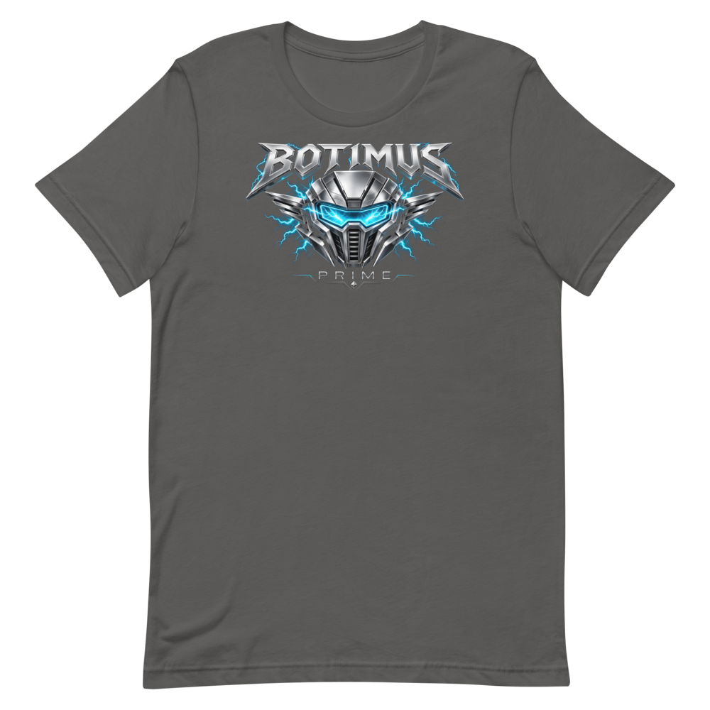 Chrome Metal tee - Asphalt - flat lay