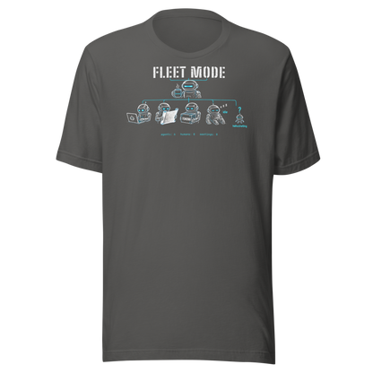 Fleet Mode tee - Asphalt - front