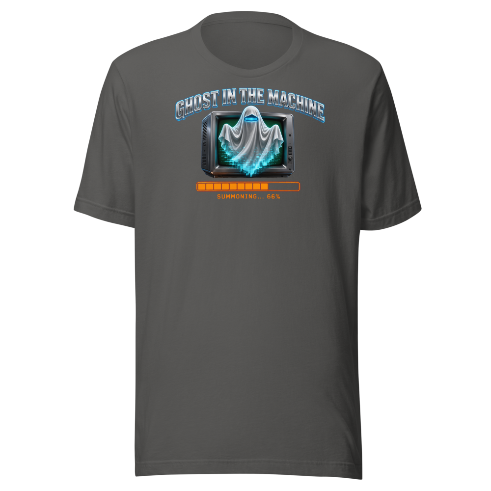 Ghost in the Machine tee - Asphalt - front