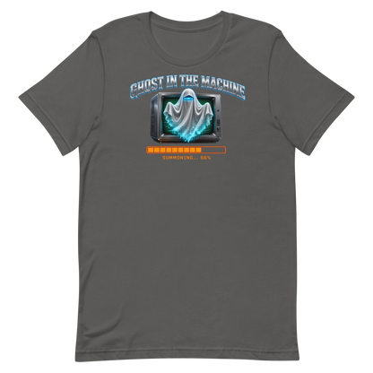 Ghost in the Machine tee - Asphalt - flat lay