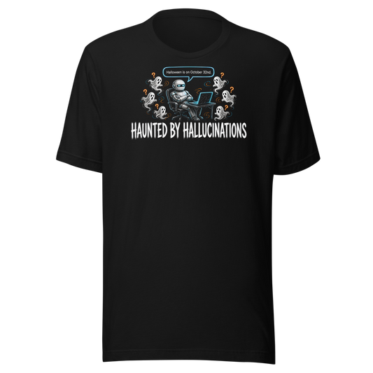 Haunted by Hallucinations tee - Black - front