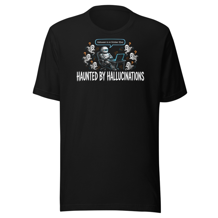 Haunted by Hallucinations tee - Black - front
