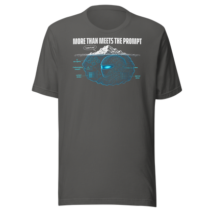 More Than Meets The Prompt tee - Asphalt - front