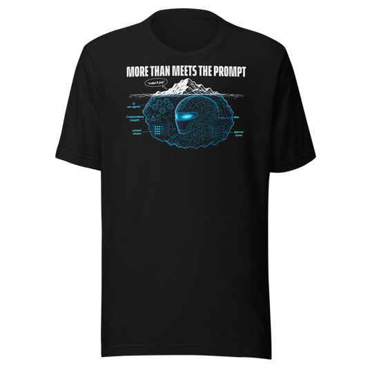 More Than Meets The Prompt tee - Black - front