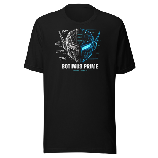 Prompt to Prime tee - Black - front
