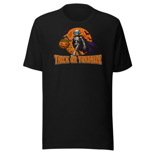 Trick or Tokenize tee - Black - front